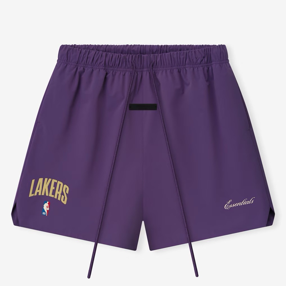 Unisex Los Angeles Lakers Fear of God x NBA Purple Classic Fit Shorts